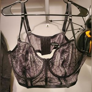 Torrid size 3 mesh webs Bralette